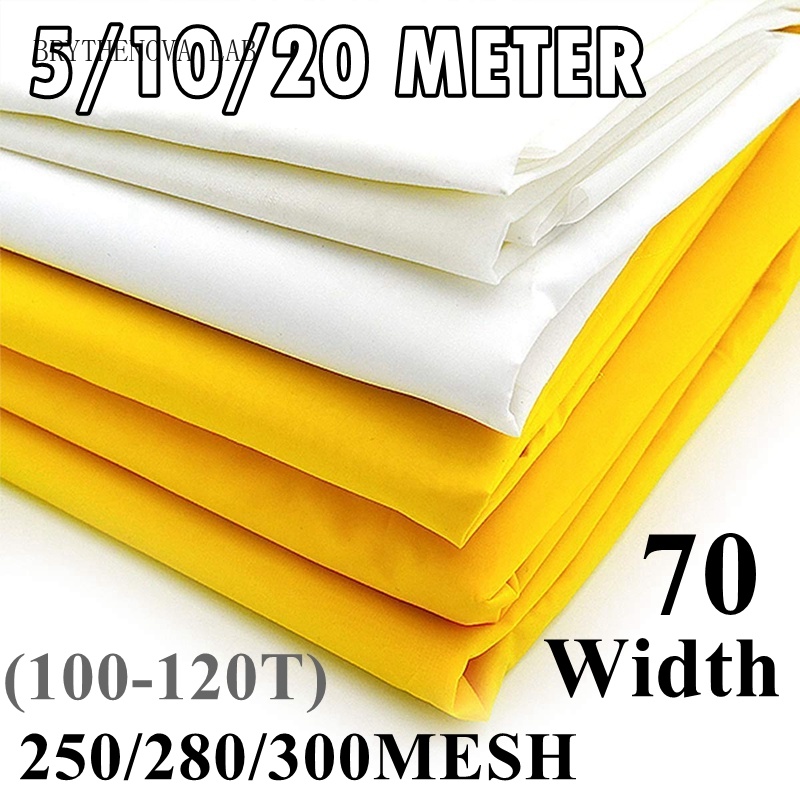 Commercial Fabric Printing - 70cm Breedte 100/120/150T Zeefdrukgaas 200/230/250/300/380M Polyester