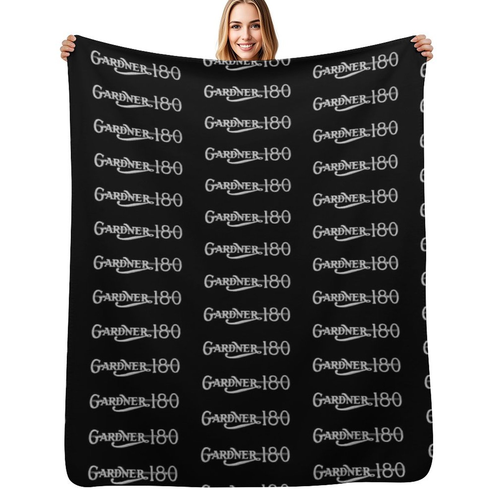Commercial Fabric Printing - Gardner 180 klassiek commercieel motorlogo Gooideken