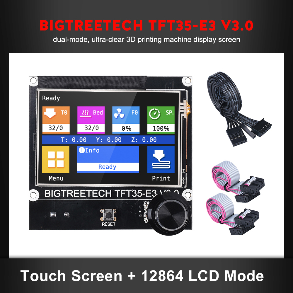 Creality Printer K1 - BIGTREETECH TFT35 E3 V3.0 3D-printer Touchscreen