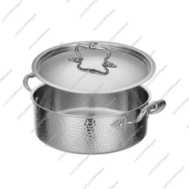 Commercial Fabric Printing - Italiaanse handmatige hamerprint pot 3-laags stalen
