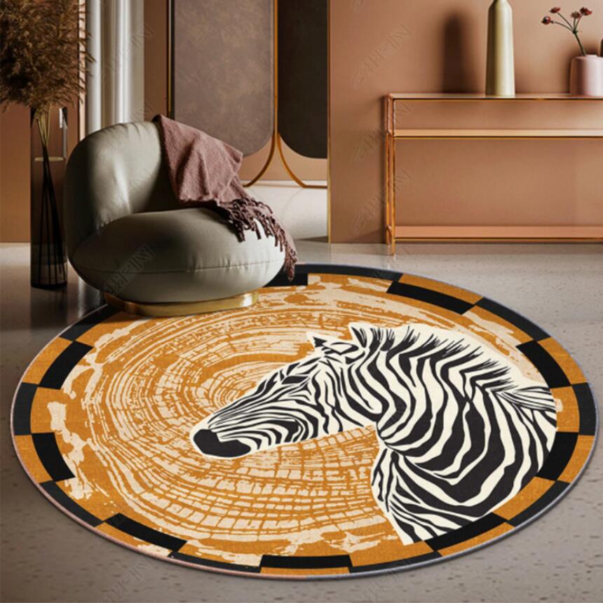 Commercial Fabric Printing - Modern Zebra Tijger Luipaard Print Tapijt