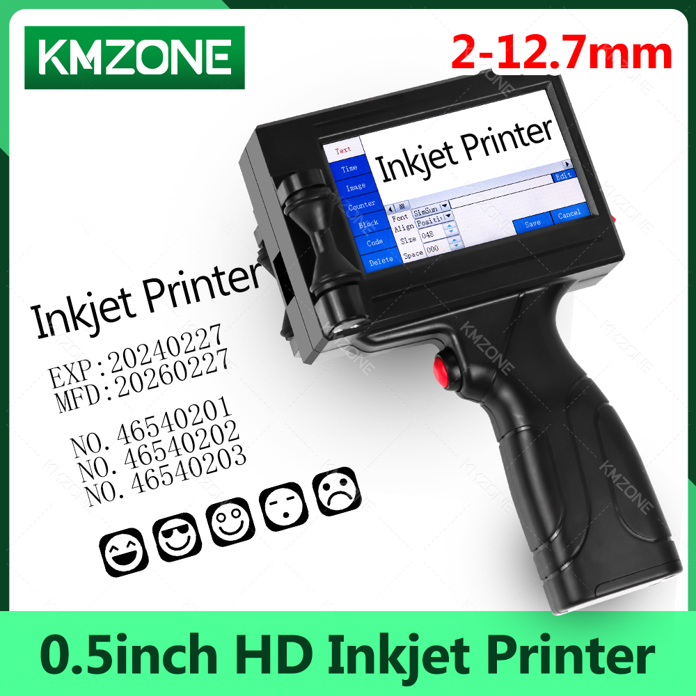 Commercial Printing Images - 12,7 mm draagbare inkjetprinter Handheld TIJ