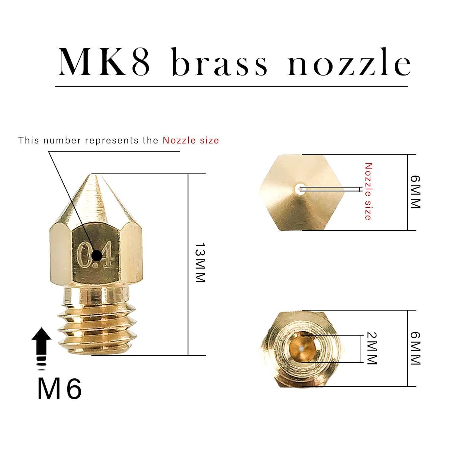 CREALITY 20 Stuks MK8 Messing  - Creality Printer K1 recensie en prijs
