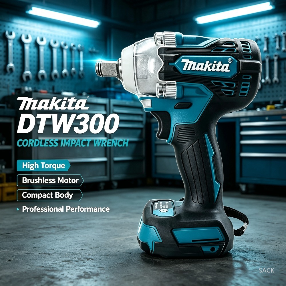 Makita DTW300 330N.M borstello - Makita Drill Dtw300 recensie en prijs