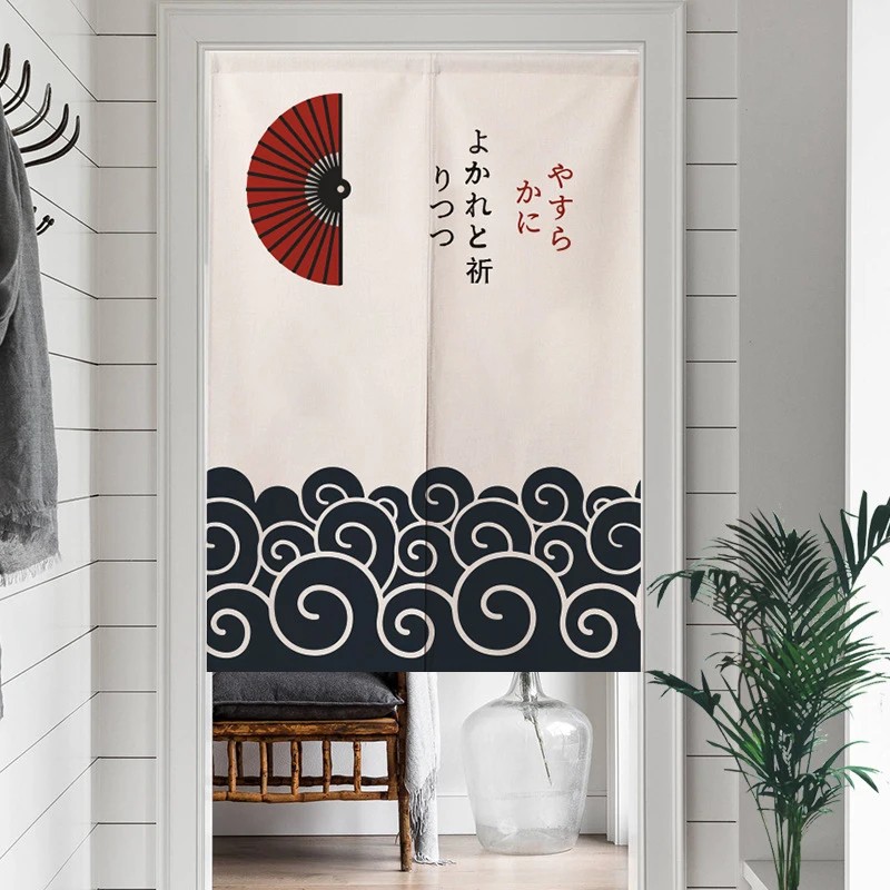 VIKAMA Japanse vouwwaaier Wave - Commercial Fabric Printing recensie en prijs